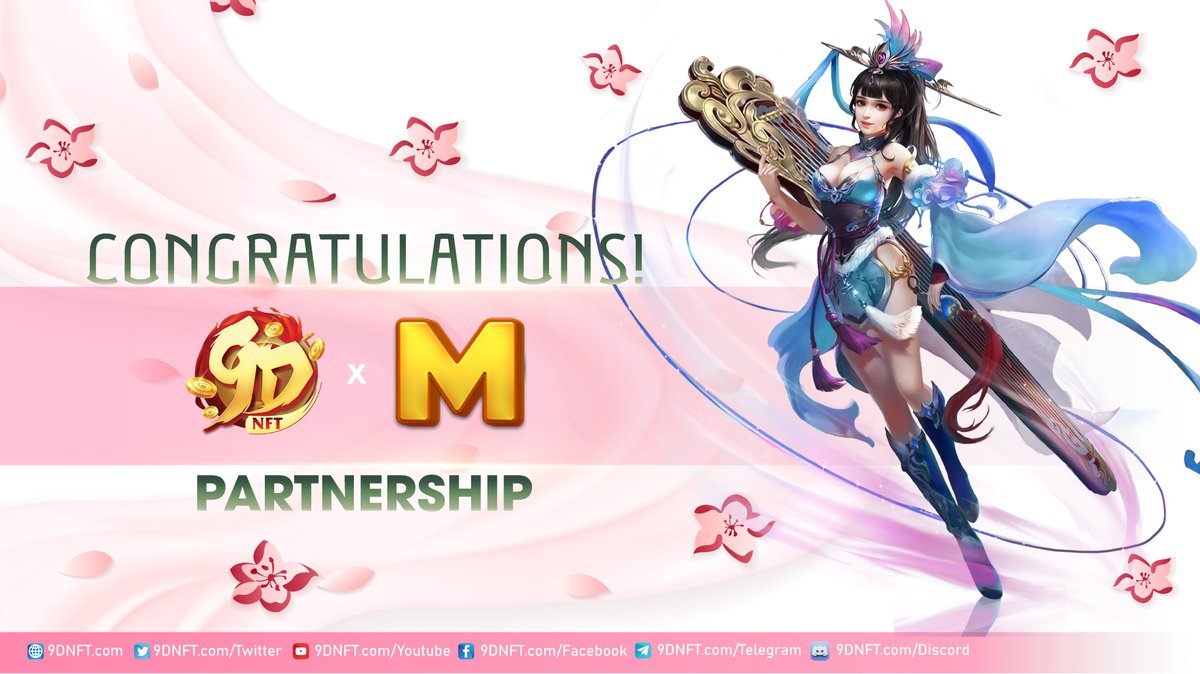 COGI_NETWORK's tweet photo. 9D NFT x @moniwar_game
We are excited to have Moniwar as a strategic partner of #9DNFT. 
This cooperation will advance 9D NFT in several ways that bring us and #DragonMasters closer to more milestones to come. 

#COGIVERSE #COGI #MMORPG #PlayToEarn https://t.co/l4dQm807Cr