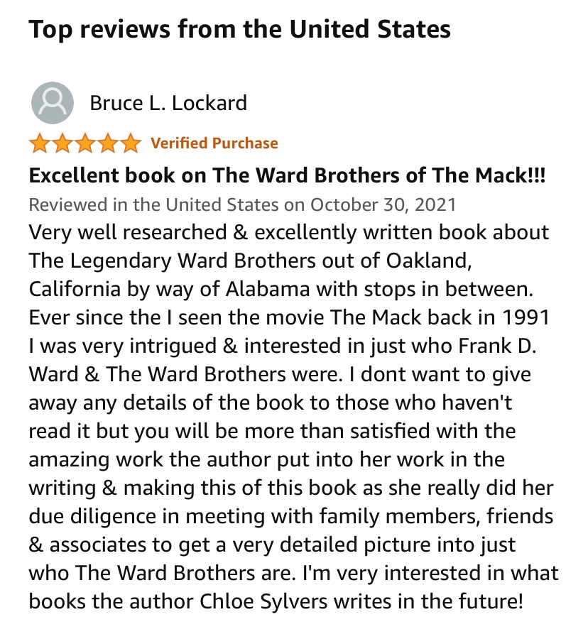 Ward_Macks's tweet photo. Another Amazon Review of the book “ The Fabulous Ward Brothers-The Original Macks” https://t.co/jUG6ujidhe