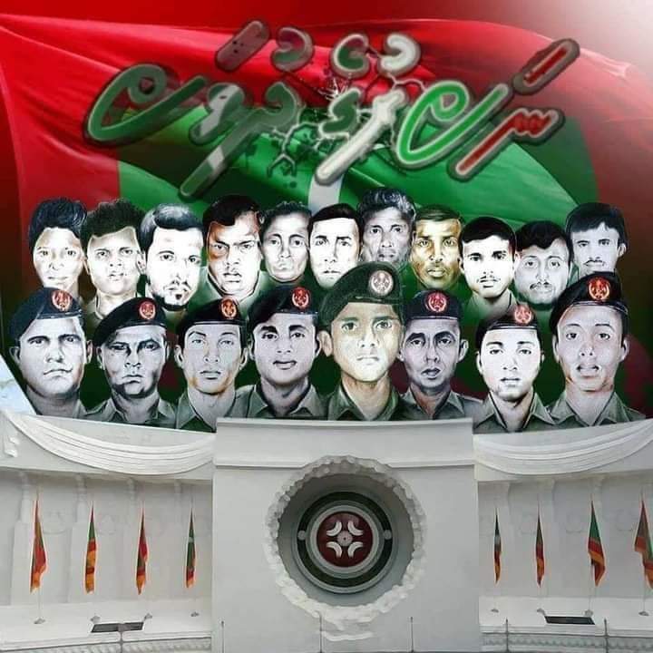 AfzalShakir's tweet photo. 🇲🇻Happy VICTORY DAY to all Maldivians!
May all those who sacrificed their lives for the nation be granted eternal peace of Jannah.!
#3rdNov1988 #VictoryDay #Maldives https://t.co/AlaI0jqtlz