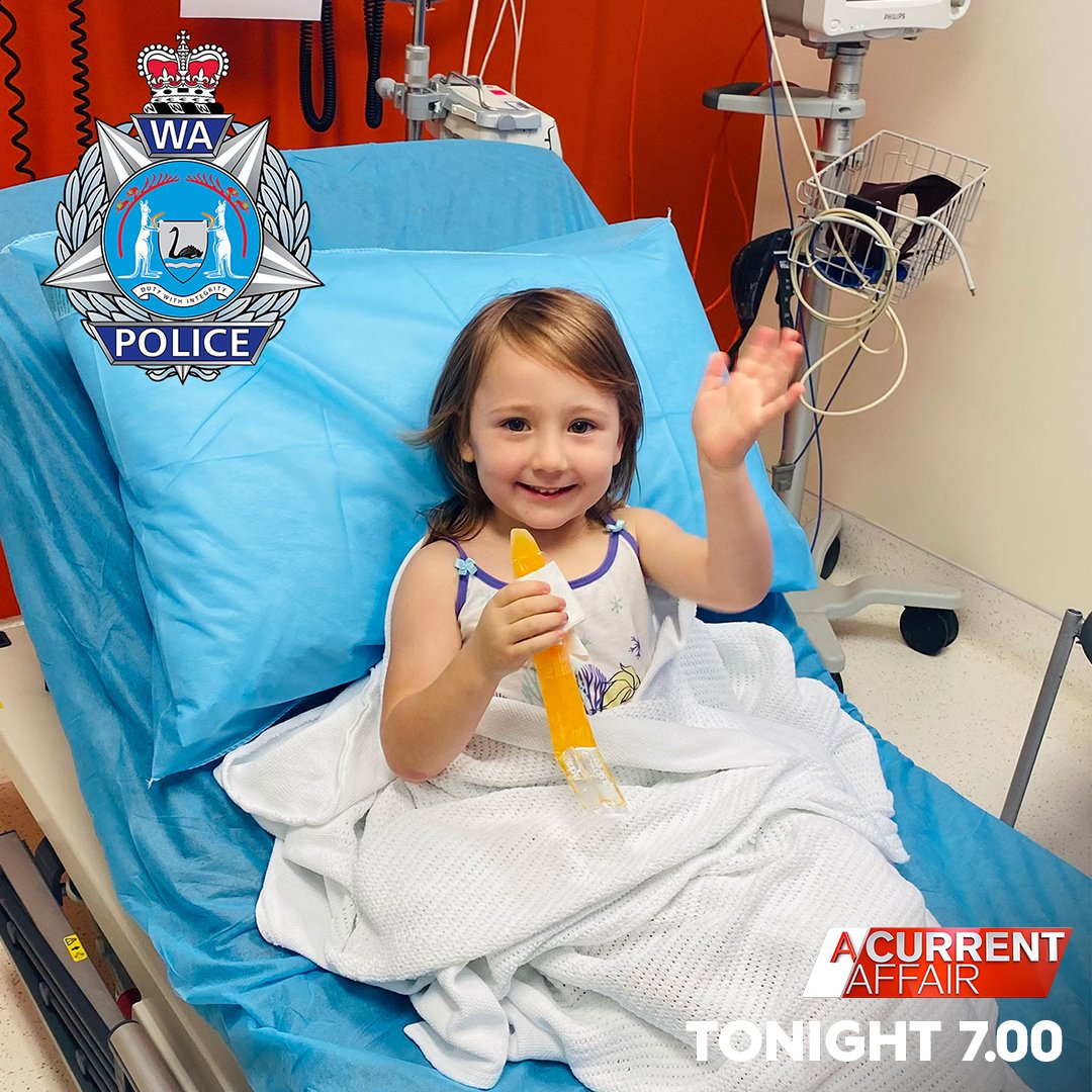 ACurrentAffair9's tweet photo. A picture of Cleo Smith smiling from hospital has been released by the Western Australia Police Force.

Read more: https://t.co/J1ubdUkyln 

The incredible story, tonight on A Current Affair. #9ACA https://t.co/6YYeaSmZ6G