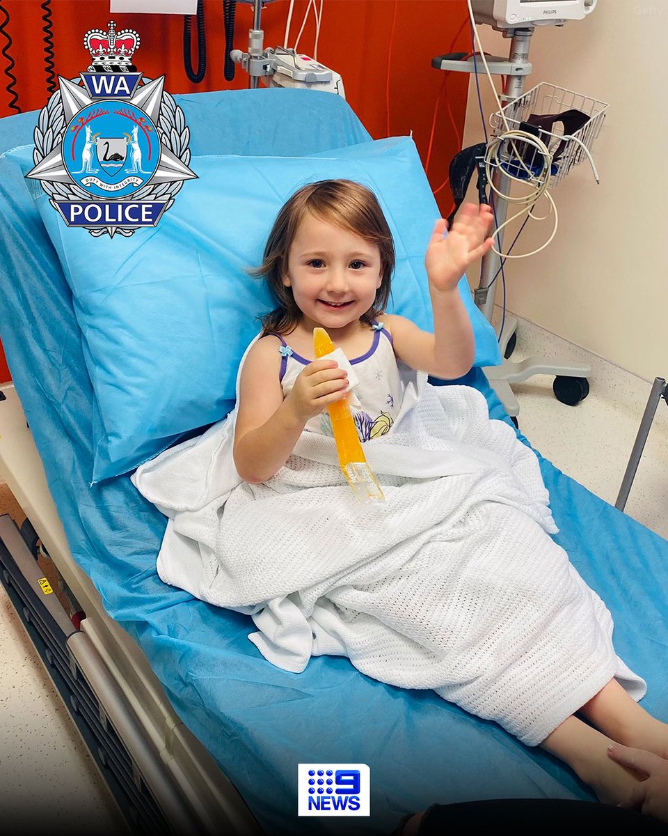 9NewsAdel's tweet photo. Western Australia Police have released an image of Cleo Smith safe in hospital.

The four-year-old has been reunited with her family after being missing for 18 days.

DETAILS: https://t.co/b2uDwPcrOS

#9News https://t.co/UG1gdFVCaX