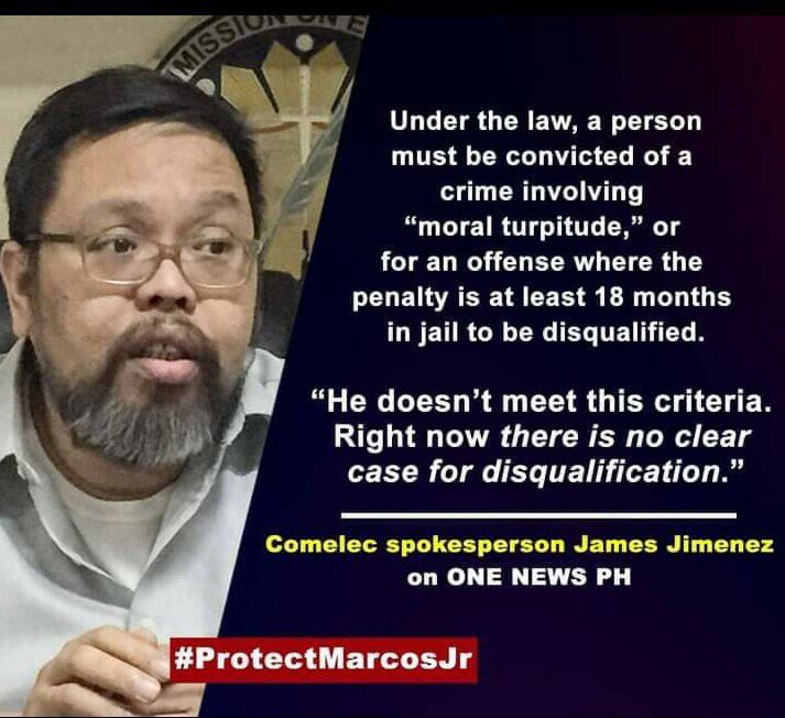Gacey1707's tweet photo. We don’t need to worry, this statement  refers  for  disqualification issues coming from Comelec spokesperson 
#ProtectMarcosJr https://t.co/iQ2XJruwcW
