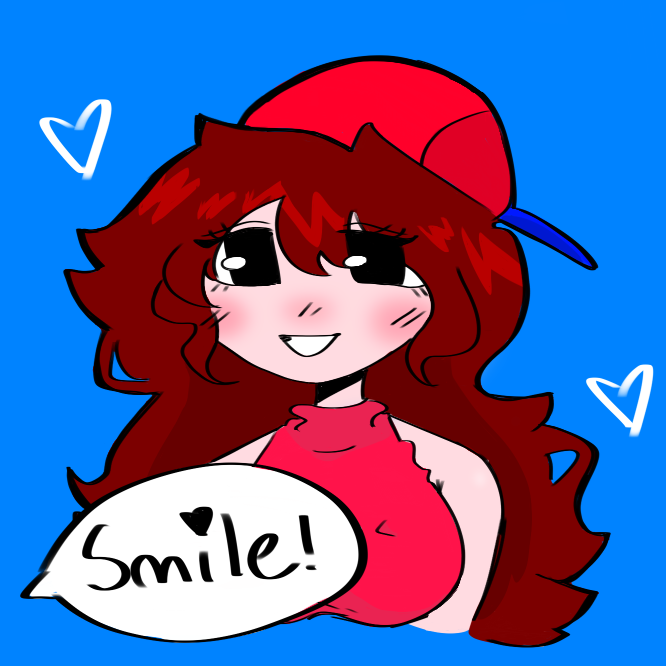 VannyPham's tweet photo. gf in bf's hat <33
anyways smile!!! https://t.co/NPlMvNGKKf
