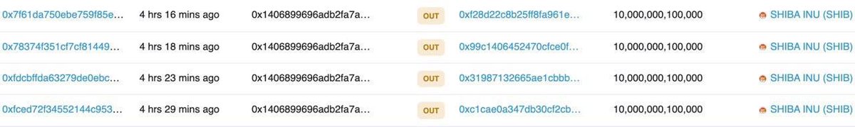 vl_plus's tweet image. 🗞 Flash-New : Un investisseur, qui a transformé 8000$ de cryptomonnaie Shiba Inu en 5 milliards de dollars, a transféré 2,7 milliards de dollars de SHIB vers 4 portefeuilles différents. (Blockworks / Etherscan)
