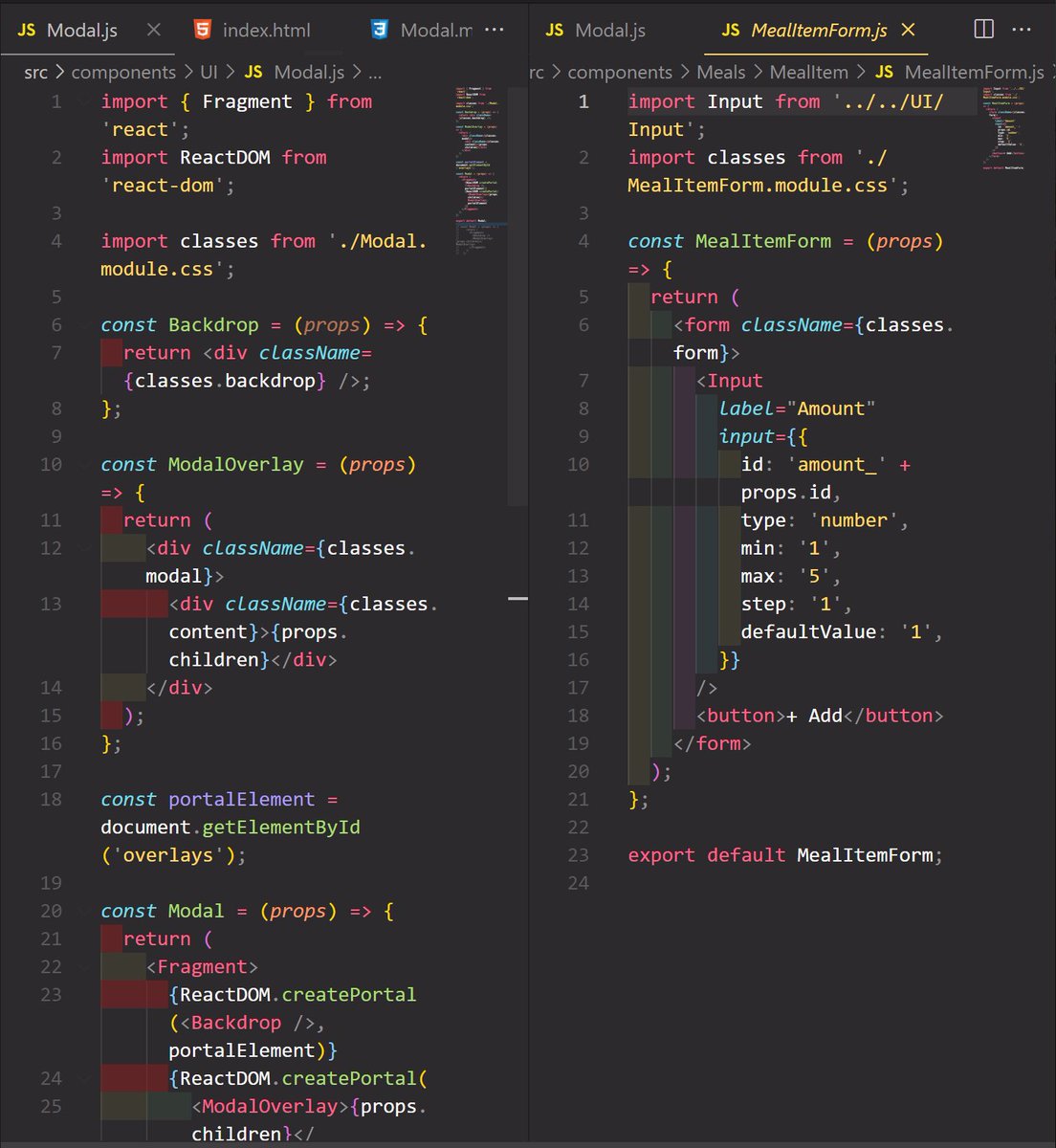 Jeongyoungkim's tweet photo. DAY 75
Practiced React: Added form, shopping cart component, and Modal. Tomorrow I'll add state at Modal.
#100DaysOfCode #javascript #React #CodeNewbie #Creative #edabit https://t.co/TDegfQSEju