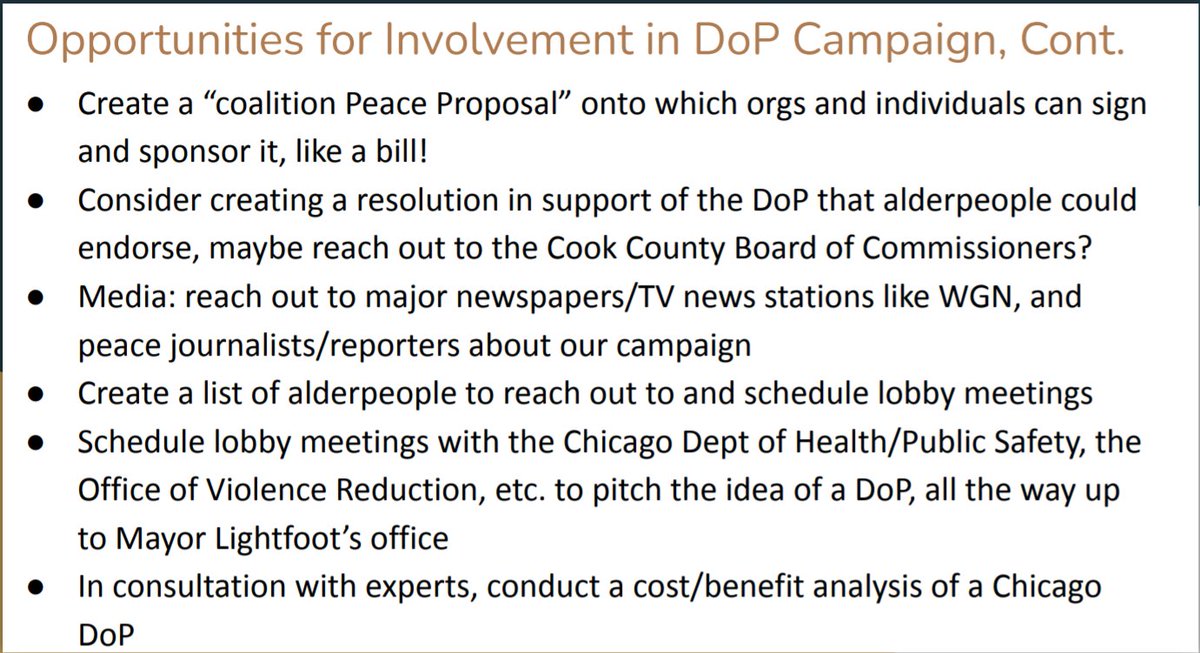 capa_uiuc's tweet photo. In our efforts to achieve the creation of a #Chicago Department of Peacebuilding, we cannot act alone. Therefore, please consider getting involved with the campaign through one of the following ways shown below! DM us or email us at capa.uiuc@gmail.com with questions! #ChicagoDoP https://t.co/xLQ106cVlj