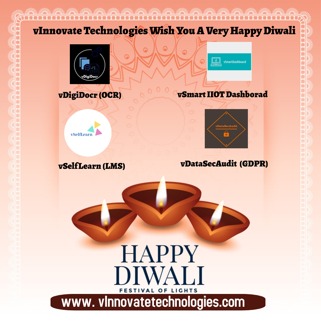 vInnovateTechn2's tweet photo. vInnovate Technolgies wishes everyone a sparkling Diwali festival. Enjoy and celebrate this holiday season with your loved ones. May this festival give your heart new hope, confidence, courage and prepare you for a successful journey. #HappyDiwali https://t.co/TtkEZJgbtn