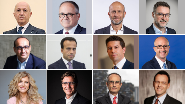 Ore 9.15 plenaria d'apertura del #SalonePagamenti con:
Patuelli #ABI, Cœuré #BIS, Sella #Sella, 
Baroni #Worldline, Centemero #Mastercard, Colangelo #Accenture, Favale <a href="/intesasanpaolo/">Intesa Sanpaolo</a> 
Ferrero #Nexi, Fratini Passi #CBI, 
Stoppani #Visa, Zollo #Bancomat 
bit.ly/2ZvCROr