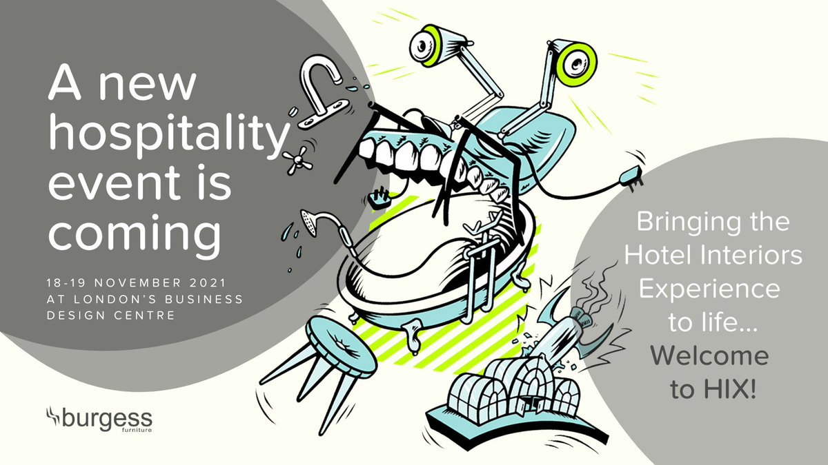 Join us at the new @HIXEvent, a specialist hospitality industry event to reimagine the guest experience. See us at Stand 10, 18-19 Nov at London’s Business Design Centre &amp; try our new furniture pieces first-hand. Find out more &amp; register for free ow.ly/QMpt50GF4AQ #HIX2021