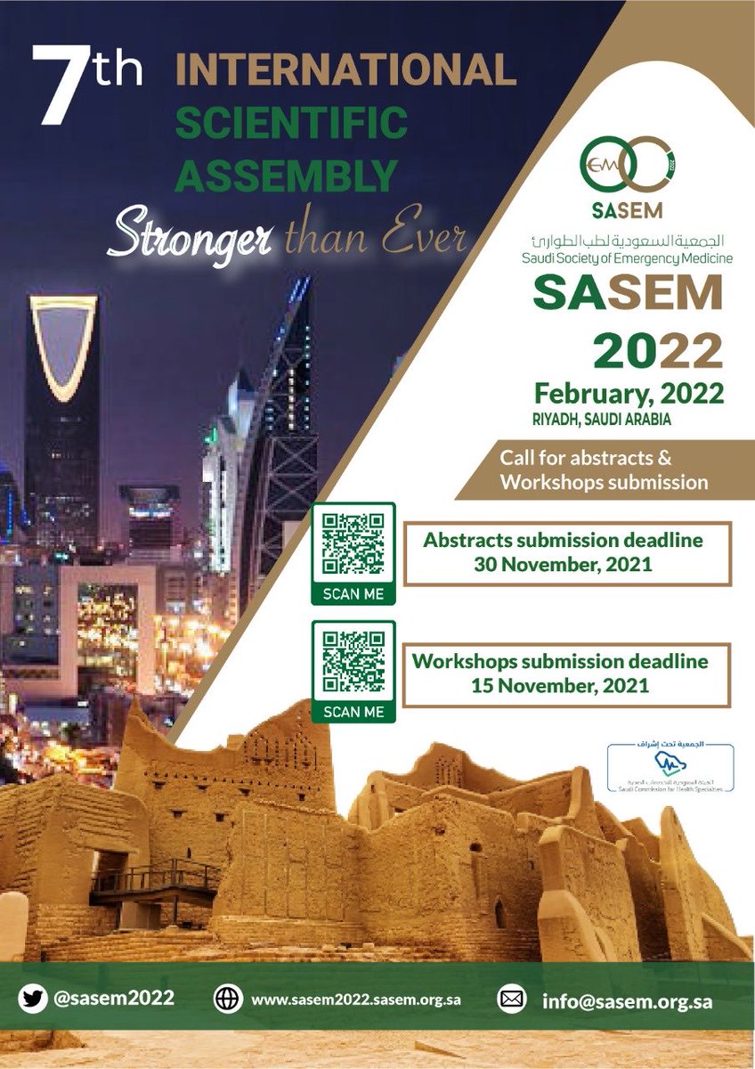 azizalrabiah's tweet image. #sasem2022 in Riyadh 
Stronger than ever 

@SaudiEmergency 
@sasem2022 

SASEM2022.SASEM.org.sa