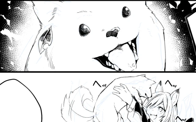 邪悪なくばさんから生まれたとは思えない犬 