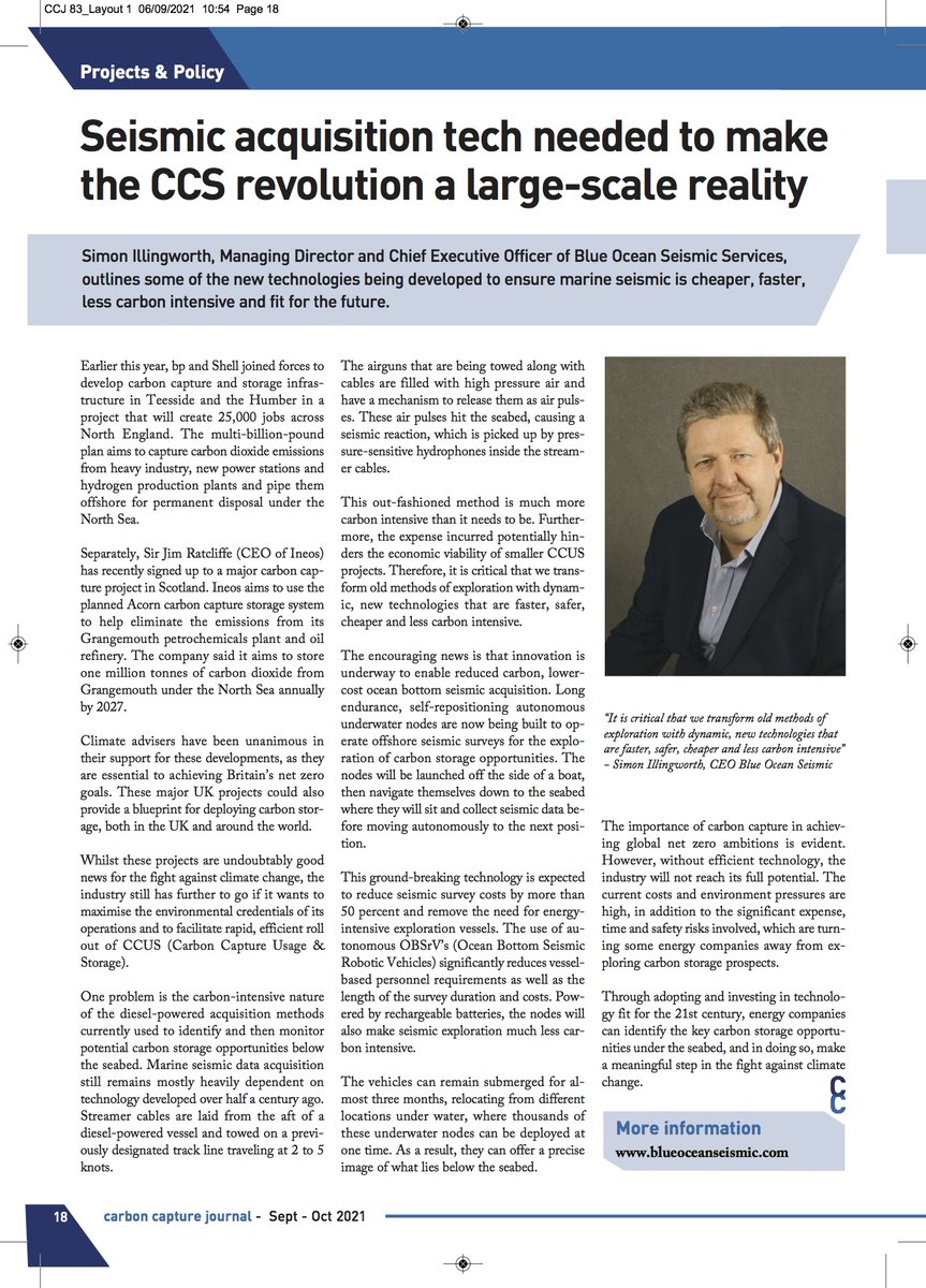 Our CEO and Managing Director <a href="/s_illingworth1/">Simon Illingworth</a> shares his thoughts in <a href="/ccsjournal/">Carbon Capture Journal</a> on the need for a lower-carbon intensive seismic acquisition technology which makes the Carbon Capture Storage revolution a large-scale reality that's fit for the future. 

c182953.r53.cf1.rackcdn.com/CCJ83web.pdf