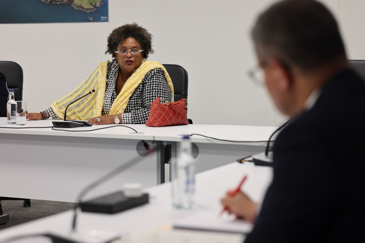 AlokSharma_RDG's tweet photo. Hearing vital messages in my meetings with the leaders of Guyana 🇬🇾, Antigua &amp; Barbuda 🇦🇬, Barbados 🇧🇧, Bangladesh 🇧🇩, Jamaica 🇯🇲, Rwanda 🇷🇼 and others
 
We must act together to deliver on the Paris Agreement and resolve the gaps on finance, adaptation and keeping 1.5 alive https://t.co/8dpY4cjOnl