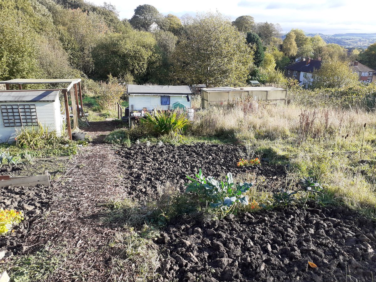 CLKirklees's tweet photo. Our CLEAR volunteers are doing a great job of turning the site over to winter 👍🏻🍁🌈🌨 #seasons #gardening #volunteers #autumntowinter #muddy https://t.co/wQiPYi6c0V