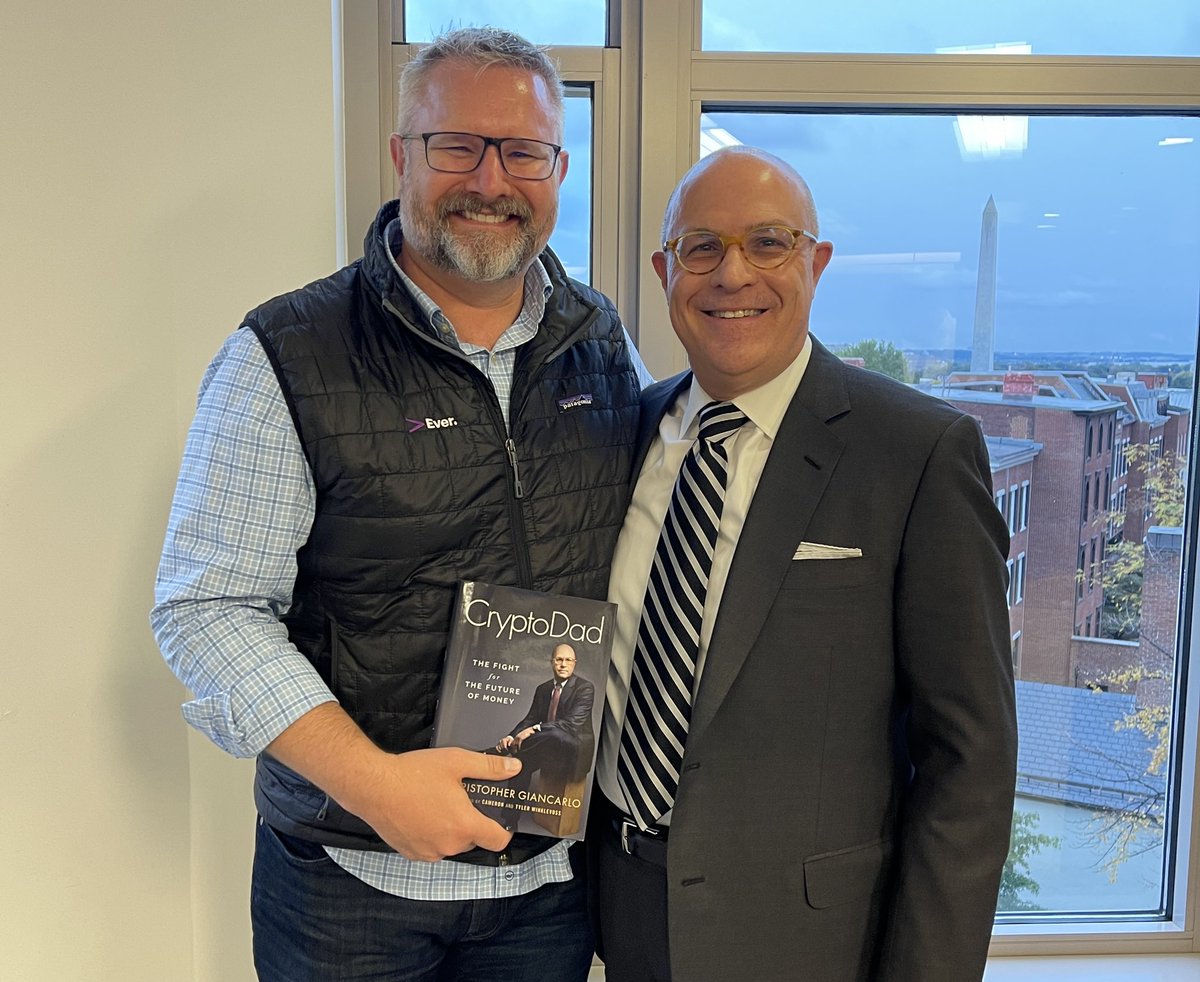 DBTreat's tweet image. Thank you for your kind words, friendship, and partnership on the digital currency journey! @giancarloMKTS #DigitalDollarProject