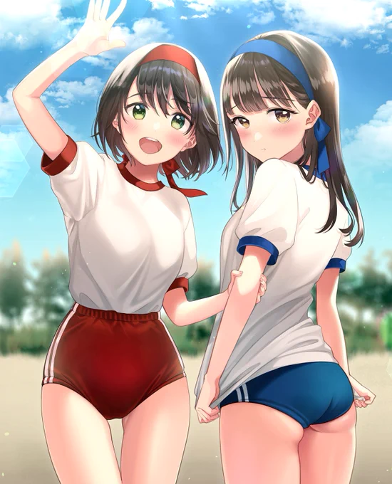 赤組と青組 