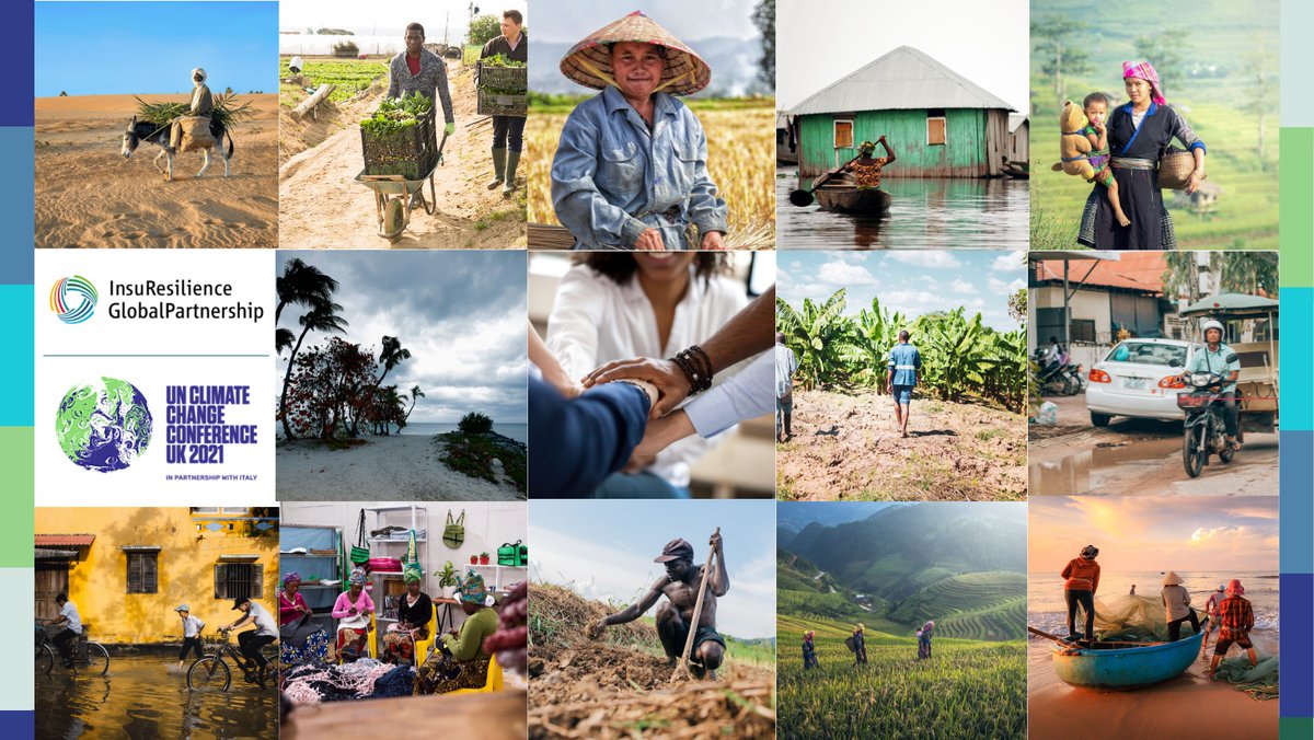 InsuResilience's tweet photo. We are proud to announce new milestones at #COP26 for our work on #gender equality, guidance and principles for #CDRFI, and evidence-based approaches to policy and practice. Looking forward to seeing you at our events: https://t.co/DCO4Ee0E8o https://t.co/iYVHt2Ab0m