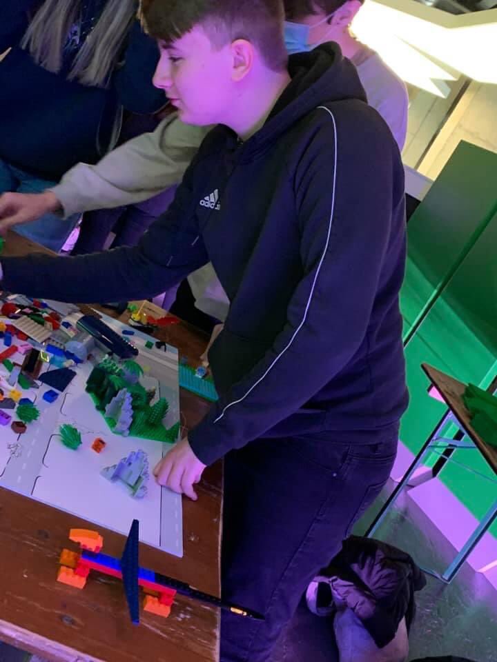 BSBCIO's tweet photo. Lego workshop at #COP26 - some brilliant creations from the @Consettacademy @CA6thform students 💚 https://t.co/VMmTpDTFpc