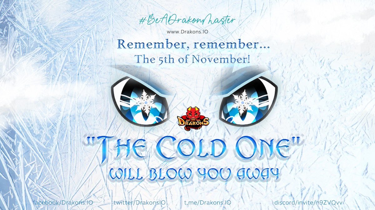 my_rachelle's tweet photo. Remember, remember the 5th of November? The ❄️cold one❄️ will blow you away 💨 

Inspired by the design of Drakon Master @zetsketches, winner of Drakons for Life contest. 

@coinkit_ com 1 300 DGB #BeADrakonMaster https://t.co/Z3p7xaxAU1