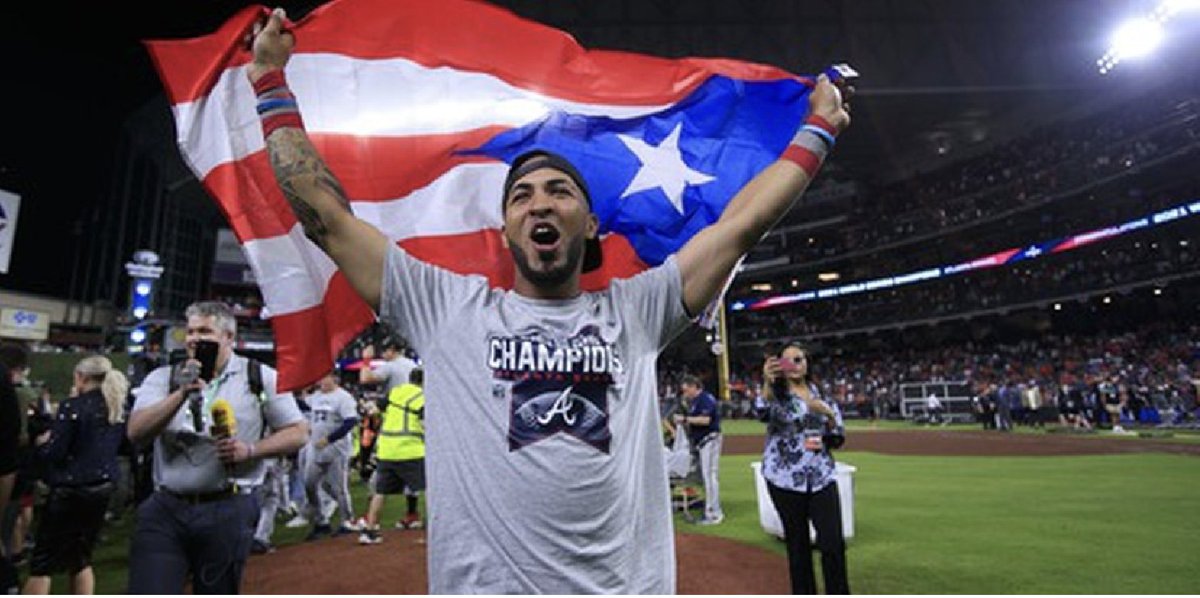SilverioPR's tweet photo. Gracias Eddie Rosario por demostrar, una vez más, que para los boricuas, cualquier triunfo individual es también un triunfo de la patria. https://t.co/qfz437ZXmH