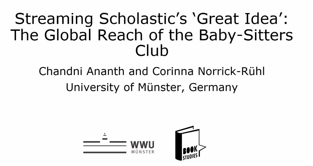 A new model for the study of the book meets Netflix and #babysittersclub in the presentation by @chandinski and @CorinnaNoRue for the brilliant conference #BooksonScreen