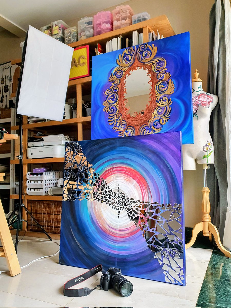 shialynnv's tweet photo. GM. When work is not really work, but more like PLAY. 

💖Preparing for both physical art exhibition and art on @opensea 🐋https://t.co/ohtj8XtO6D

#NFTCommunity #NFTartists #NFTarts #NFTcollection #NFTshill #NFTMARKET #OpenSeaNFT #opensea #NFTs https://t.co/Mpbub2843f