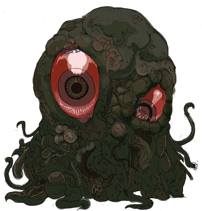 13年前に描いたヘドラがありましたよ! 