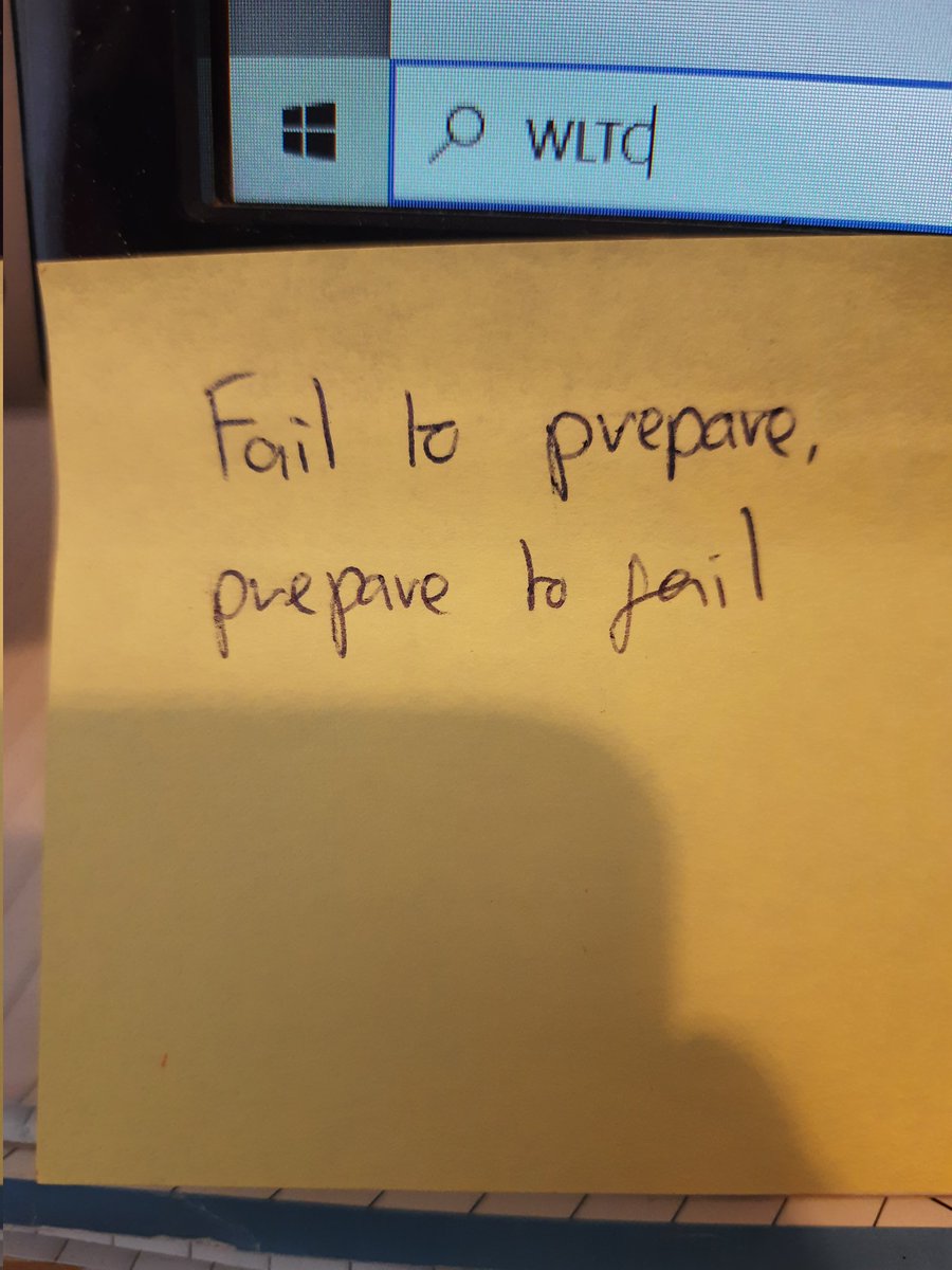 One of many post-its on my desk to keep me on track.

Please excuse the chicken scratch handwriting