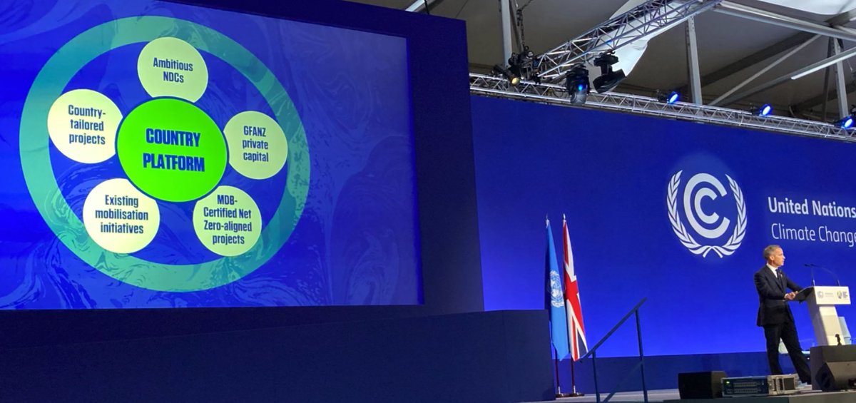 Finance is no longer a mirror that reflects a world that’s not doing nearly enough. 

It’s become a window through which ambitious #climateaction can deliver the #sustainable future people want. It will help end the tragedy of the horizon. #COP26