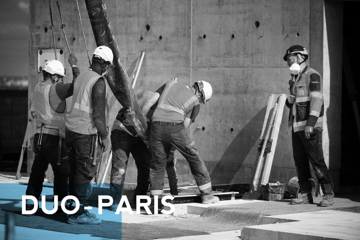 ToursDUO's tweet photo. Merci aux compagnons sans qui rien n’aurait été possible ! Depuis 2017, sur le chantier DUO, ils travaillent à la réalisation d’un nouveau lieu emblématique de la ville de #Paris.
#thankyou https://t.co/tDjOHTbubo