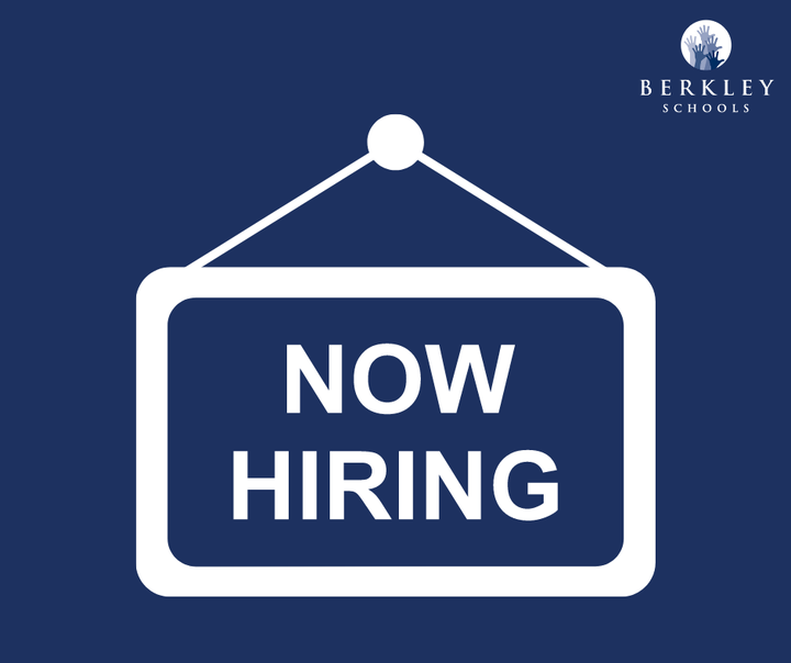 Berkley School District is hiring custodians, paraprofessionals, latchkey and child care workers! Positions include a competitive salary and a $500 bonus after 60 work days.

For more information and to apply, visit this link bit.ly/3BVnZH1