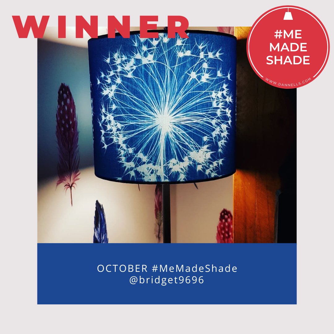 needcrafters's tweet photo. This month's #MeMadeShade winner is @bridget9696 with one of her stunning sun printed lampshades! Congratulations Bridget! 🥳 ⠀
⠀ https://t.co/Rj0sClg2fy