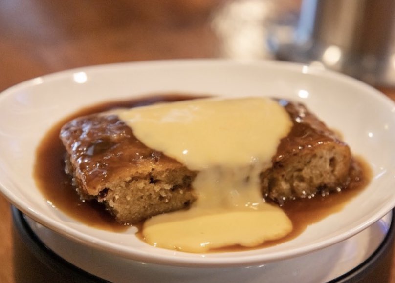 thepickwickspub's tweet photo. What do you prefer on your Toffee Pudding?  English Custard or Ice Cream?  Guess What??  You are both right! https://t.co/GoHBKJvehk