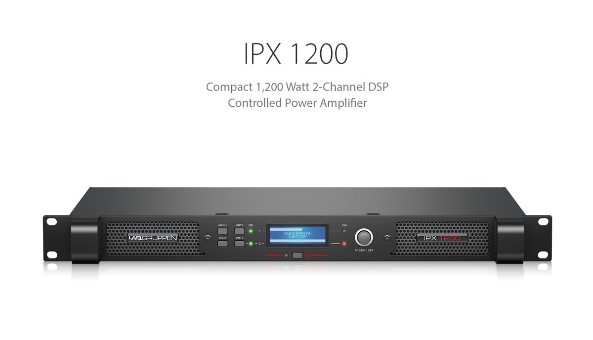 labgruppen's tweet photo. IPX 1200
🔗https://t.co/Byx7ppBJtN
High power density, competitive cost and power consumption efficiency make the IPX 1200 the ideal compact yet powerful amp solution.
List Price: $1,199.00
#LabGruppen #IPX1200 #IPXSeries #PowerAmplifiers https://t.co/fBGdOAWRQn
