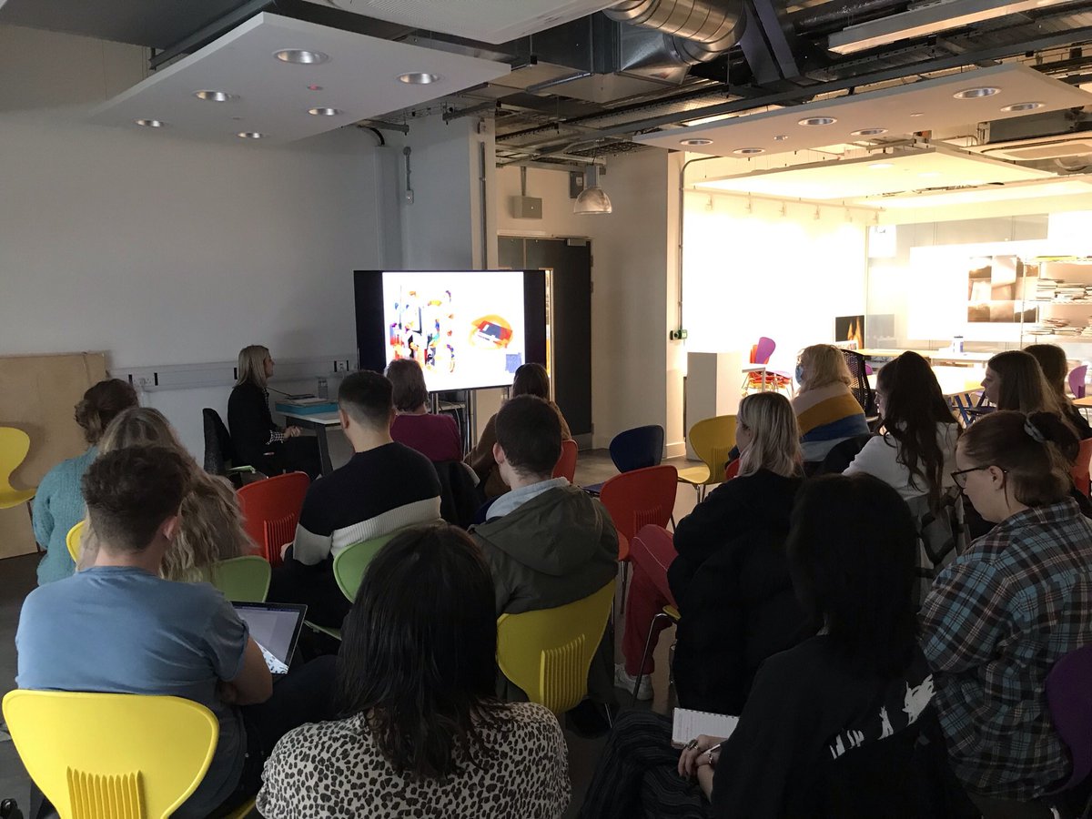 SolentPhoto's tweet photo. In support of making their own publications, our year 2 students had a great talk by @SolentPhotoUK lecturer @allyleth on her book #themeteoritehunter (shortlisted for the Paris Photo Aperture Foundation First Photo Book Award &amp; Anamorphosis Award) https://t.co/3b8g7BhITR