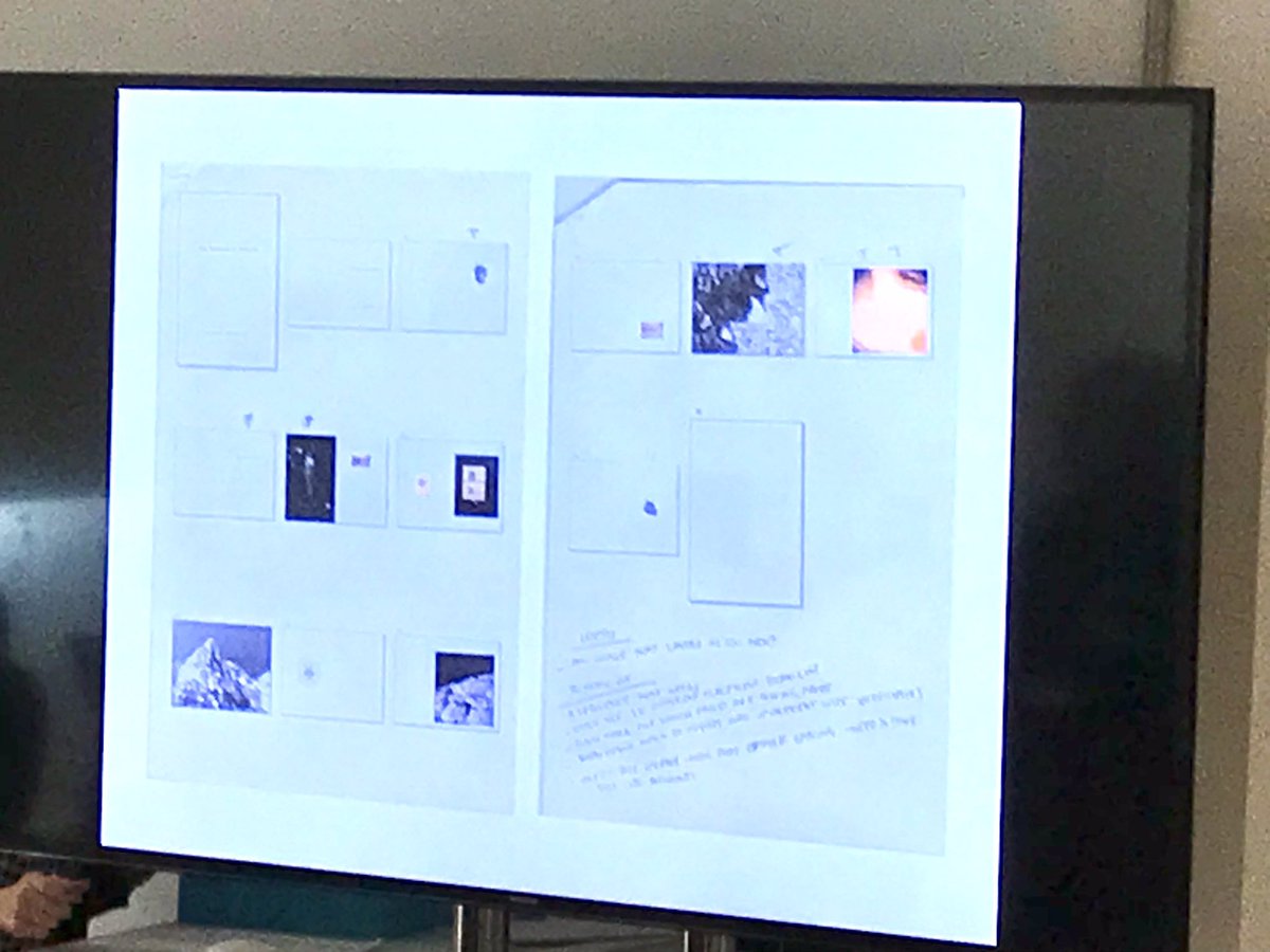 SolentPhoto's tweet photo. In support of making their own publications, our year 2 students had a great talk by @SolentPhotoUK lecturer @allyleth on her book #themeteoritehunter (shortlisted for the Paris Photo Aperture Foundation First Photo Book Award &amp; Anamorphosis Award) https://t.co/3b8g7BhITR