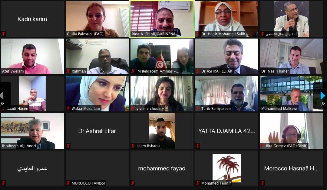 TAP_G20's tweet photo. Glad to participate in today's meeting about the #DatePalm Innovation Platform!🌴💡💻

This interactive hub is being developed by @aarinena &amp; @FAO and will be launched in the next months👌🏾

#AgInnovation
#MultistakeholderCollaboration https://t.co/zZ4naTqubS