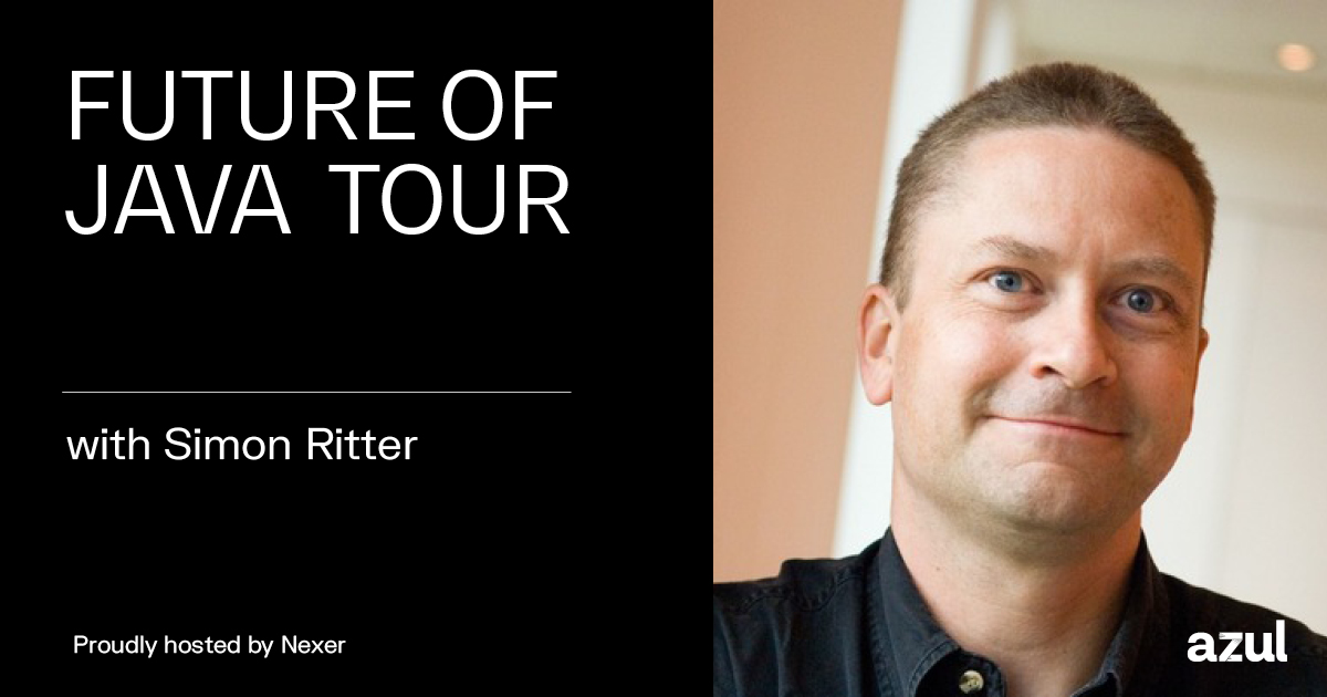 Nexer Group (@nexergroup) on Twitter photo PROMISING FUTURE WITH JAVA SWEDEN TOUR ✨
Together with our partners <a href="/Azul/">Azul</a>, <a href="/Jfokus/">Jfokus</a> and your local JUG we will do stops in Malmö, Gothenburg and Stockholm during November.
Java Champions <a href="/ivar_grimstad/">Ivar Grimstad</a> and <a href="/speakjava/">Simon Ritter</a> will share the significant new features of #Java17. PROMISING FUTURE WITH JAVA SWEDEN TOUR ✨
Together with our partners <a href="/Azul/">Azul</a>, <a href="/Jfokus/">Jfokus</a> and your local JUG we will do stops in Malmö, Gothenburg and Stockholm during November.
Java Champions <a href="/ivar_grimstad/">Ivar Grimstad</a> and <a href="/speakjava/">Simon Ritter</a> will share the significant new features of #Java17.