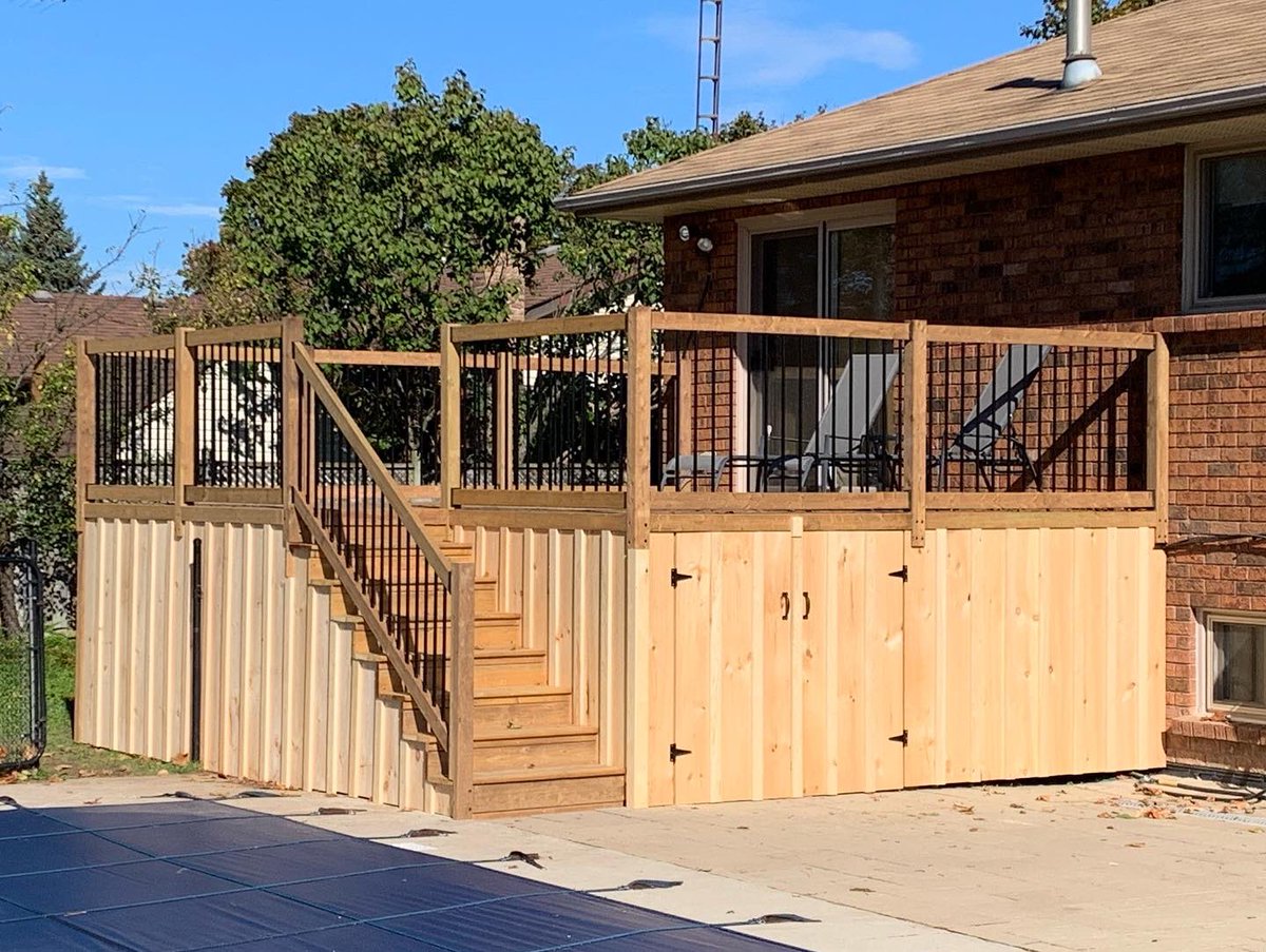 HC_Construction's tweet photo. Another deck project completed by @HolyCrossPTBO STEP students https://t.co/RYyzRB6dWL