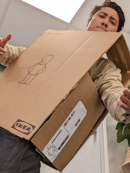 This Halloween I went as <a href="/IKEAUK/">IKEA UK</a> flatpack furniture.