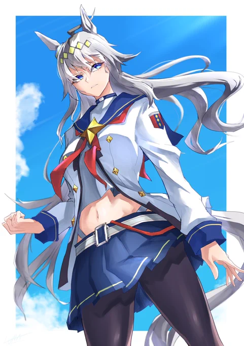 青空とオグリ
#ウマ娘 