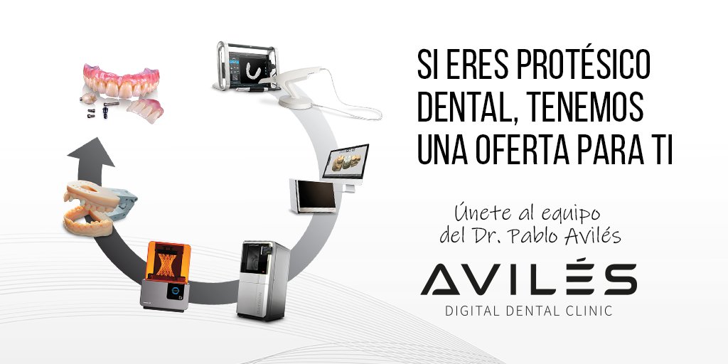 drpabloaviles's tweet photo. Seleccionamos personal Protésico Dental para laboratorio especializado en técnicas digitales. Ofrecemos formación constante y proyección de carrera. Si estás interesad@ manda tu cv a info@avilesdentalclinic.com https://t.co/RbjZxyr9WE