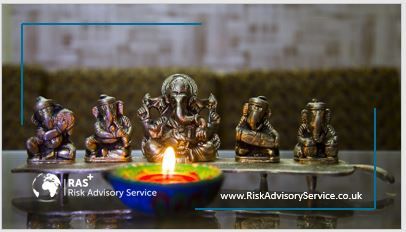 R_A_S_UK's tweet photo. The second day of #Diwali, is said to remove all #sins & #impurities. We wear new clothes, offer #Poojas, lighting #diyas & #fireworks.
#COVID19UK #RAShq #riskadvisory #belfast #birmingham #cardiff #cambridge #dublin #edinburgh #london #manchester #globalevents #travelsafety https://t.co/ObQBU80h3Q