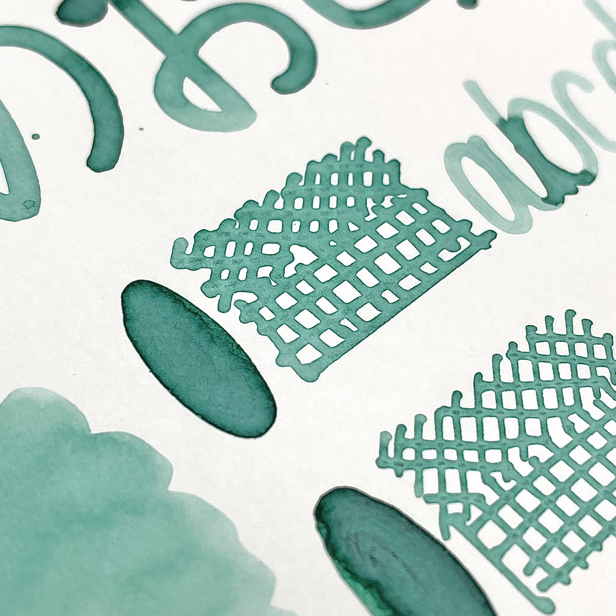 色見本もお納めください🎨 #なみのおとうみのいろ #ペンとインクと