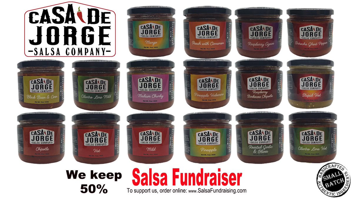 CBSouthBands's tweet photo. Salsa fundraiser?? Sounds too easy! 

Just order your favorite salsa flavors at https://t.co/THiGlf5qWe and select Central Bucks South as the group you are supporting at check out! 

You get great salsa and we get $3.50 per jar sold! 

Anyone can order! https://t.co/h77NSasZn5