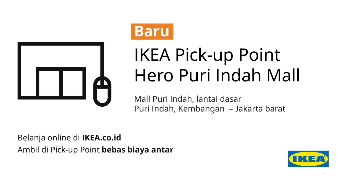 IKEA Indonesia on Twitter "Sekarang kamu bisa belanja online produk