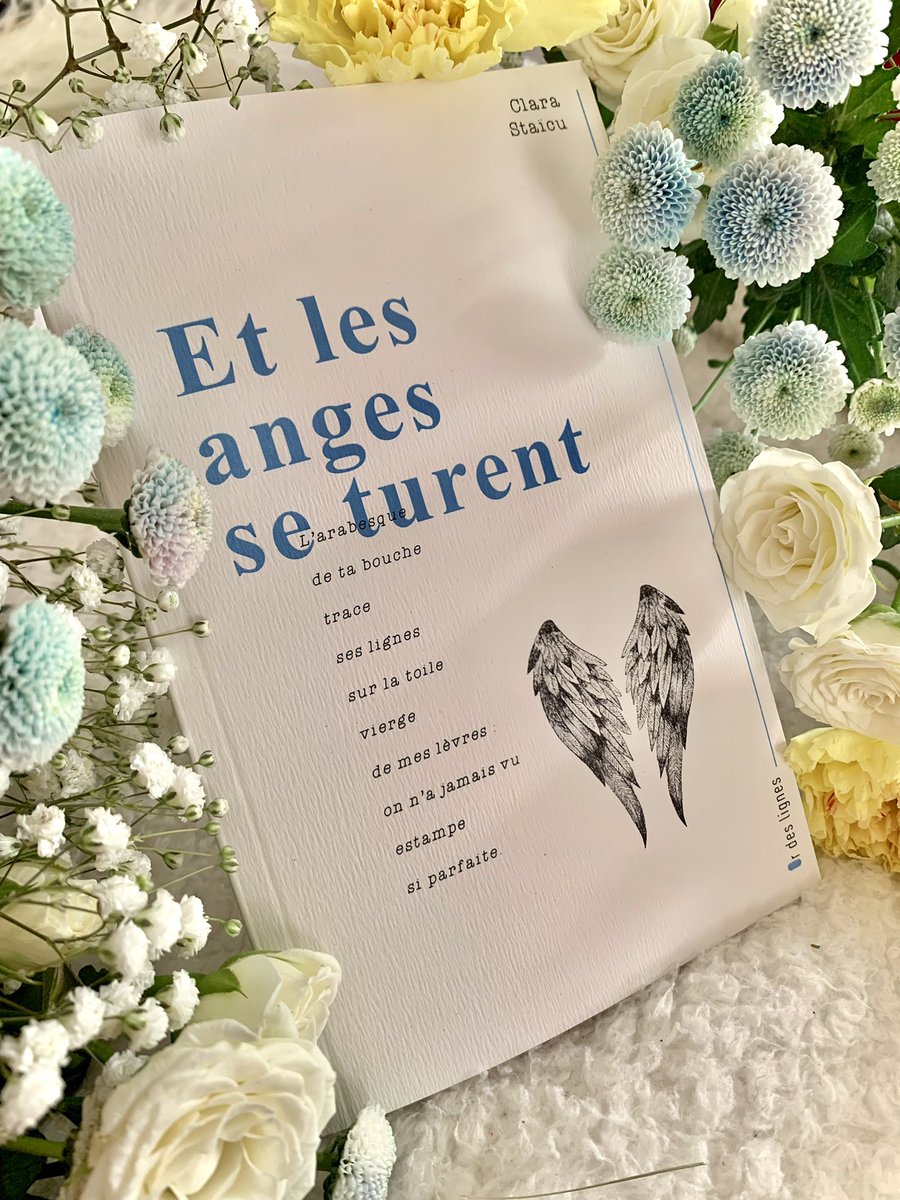 claraelius's tweet photo. Coucou Twitter✨
J’ai écrit un livre
Ça me semble irréel et pourtant, mon premier recueil va paraître. 
Je partage ce petit miracle avec toi, depuis mon nuage de joie: « Et les anges se turent » sortira en librairie le 10 novembre et est disponible dès maintenant en pré-commande! https://t.co/GP3sa2RcvI
