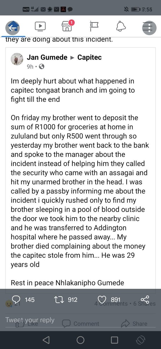DashingDeee's tweet photo. @peche_africa @CapitecBankSA Someone wrote ...is it true https://t.co/Elueyl5tWe