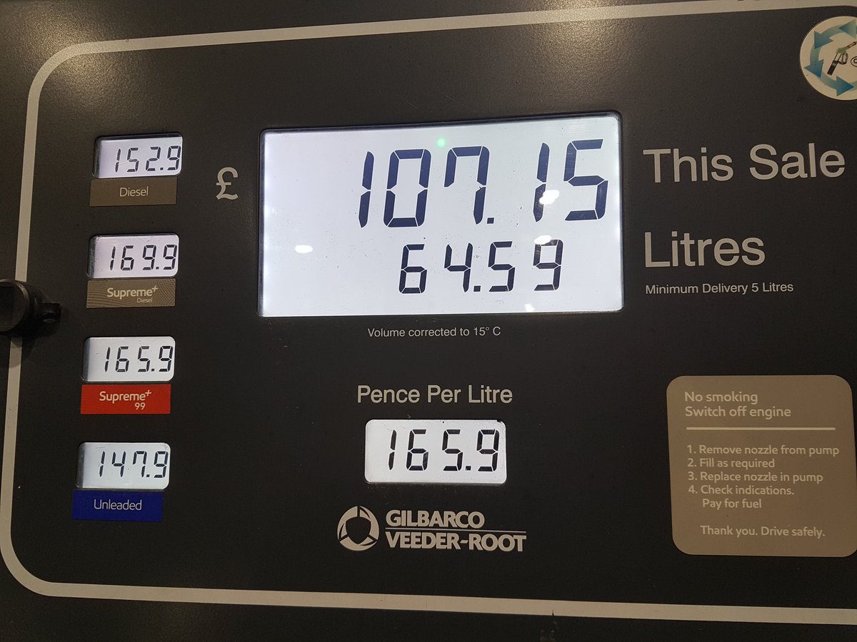 MttRbnsn's tweet photo. Morning.
Also, BLOODY HELL! πππ
#offtoNewcastle #thosefuelpricesthough https://t.co/2Q10tlpKcT