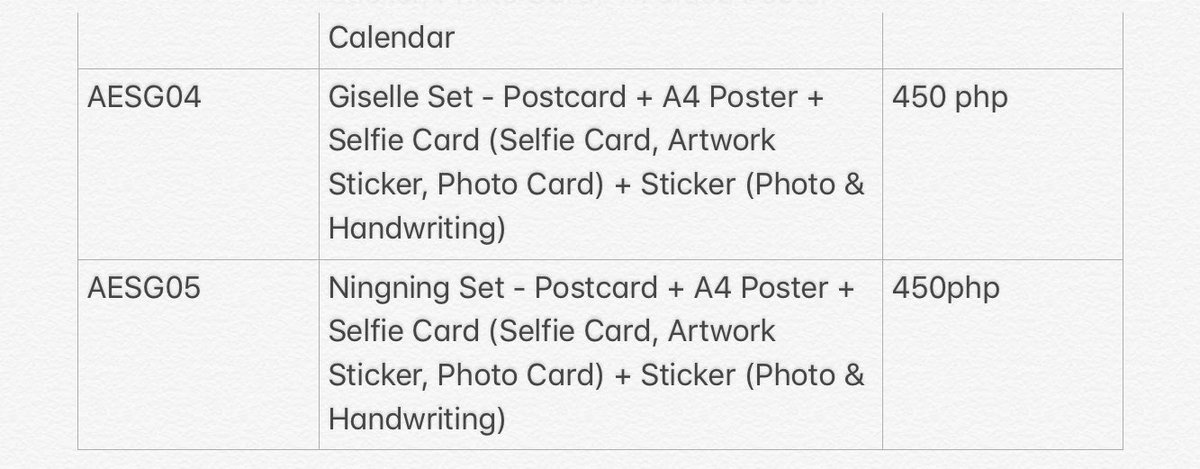 cllydinecreates's tweet photo. [#dd_sells]
🏷 wts lfb ph sg karina winter giselle ningning member set

🎀AESPA SEASON’S GREETINGS 2022 TINGI🎀

Normal ETA
Long DOP: December 3, 2021‼️
Read https://t.co/YW4vDwHRWO

Reply/DM to claim https://t.co/LstJibGs2y